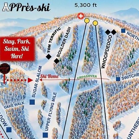 Appresski - 5 Bed Ski In Ski Out - 50 Steps To Ski Sugar Mountain Slopes Екстер'єр фото